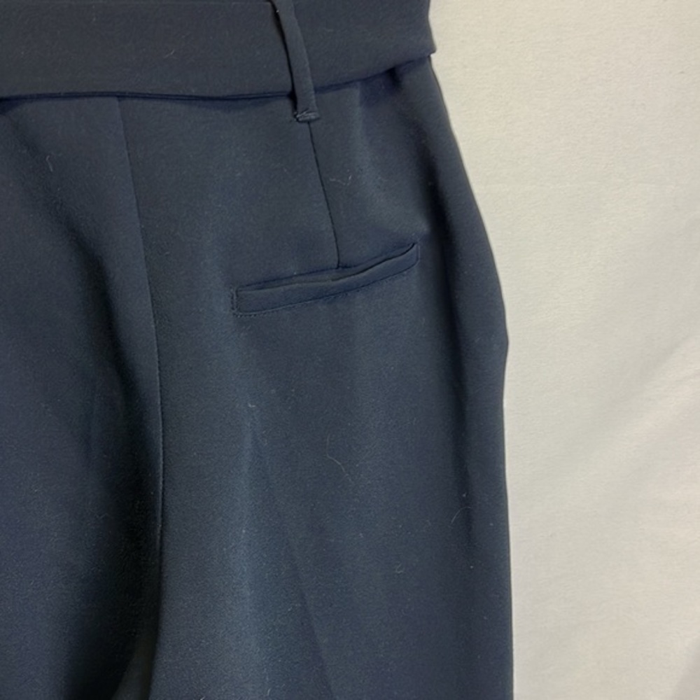 Mango Suit Paper Bag waist Navy Dress Pants Womens Size 2 - Picture 6 of 6